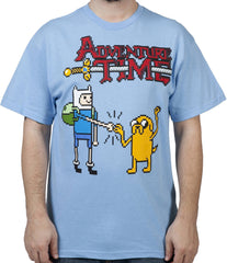 8 Bit Adventure Time Shirt