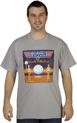 8-Bit Top Gun Volleyball Video Game Shirt