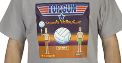 8-Bit Top Gun Volleyball Video Game Shirt