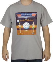 8-Bit Top Gun Volleyball Video Game Shirt