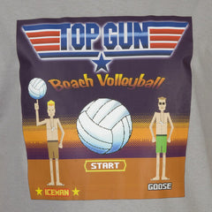 8-Bit Top Gun Volleyball Video Game Shirt