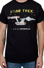 8 Bit USS Enterprise Star Trek Shirt