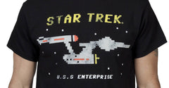 8 Bit USS Enterprise Star Trek Shirt