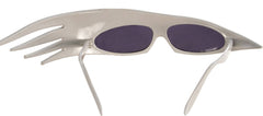 80s Black and White Sunglasses
