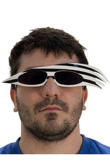 80s Black and White Sunglasses