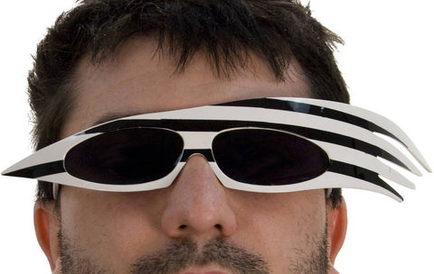 80s Black and White Sunglasses